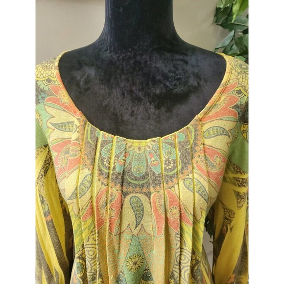 DB Sports Women's Multicolor Polyester Scoop Neck Long Sleeve Pullover Sweater L - Picture 3 of 10